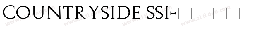 Countryside SSi字体转换